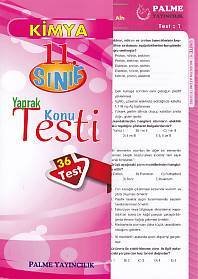 Palme 11. Sınıf Kimya Yaprak Konu Testi 36 Test