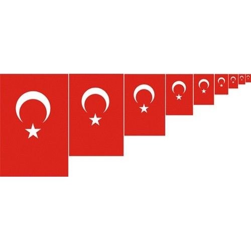 Türk Bayrağı Kumaş 30x45 cm