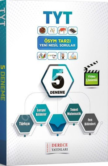 Derece TYT 5 li Fasikül Genel Deneme, Derece Yayınları