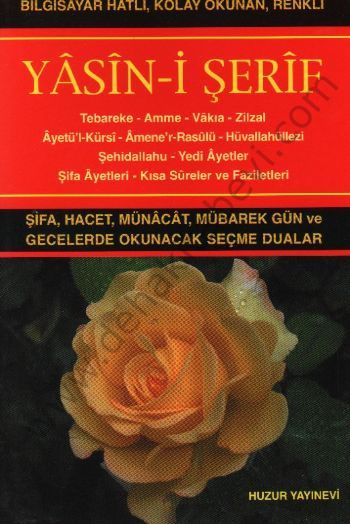 Cep Boy Yasin Bilgisayar Hatlı (192sf. Şamua) (015)(016), Huzur Yayınevi