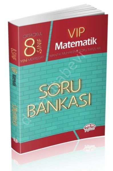 8. Sınıf VIP Matematik Soru Bankası , Editör Yayınevi