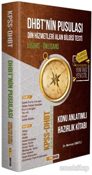 2020 DHBT'nin Pusulası Lisans-Önlisans Konu Anlatımlı Hazırlık Kitabı
