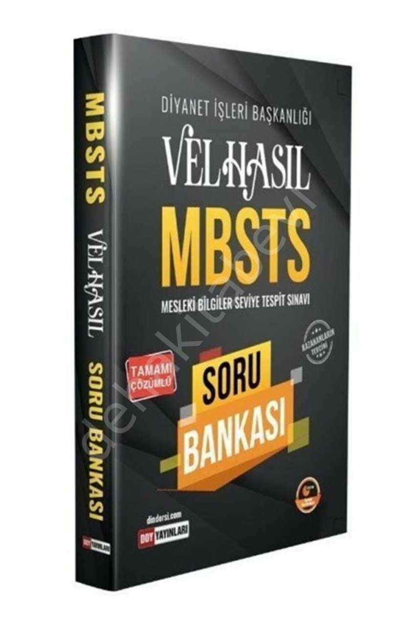 Velhasıl MBSTS Tamamı Çözümlü Soru Bankası