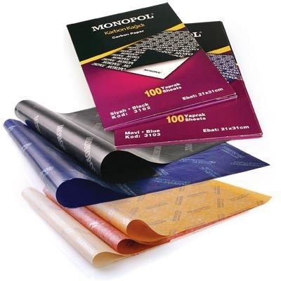 Sarı Karbon Kağıdı monopol 100 adet