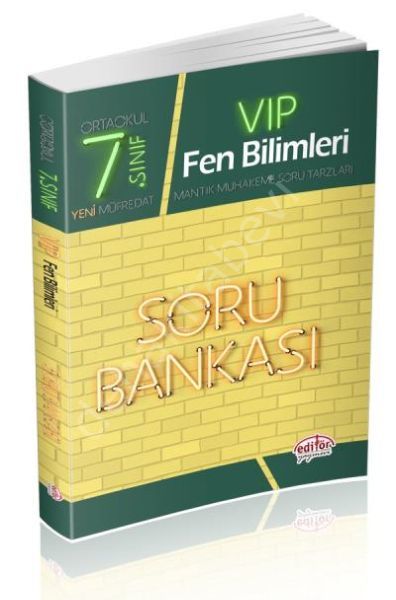 7. Sınıf VIP Fen Bilimleri Soru Bankası , Editör Yayınevi