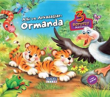 Albi ve Arkadaşları Ormanda 3 Boyutlu ve Hareketli Kitaplar 3