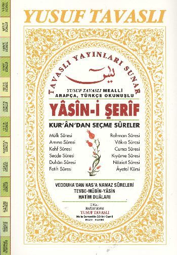Yasin i Şerif Kur'an'dan Seçme Sureler Fihristli Dergi Boy D58, Tavaslı Yayınları