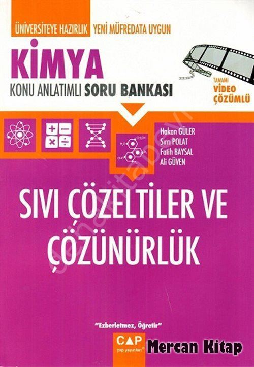 Kimya Sıvı Çözelti Ve Çözünürlük    Ka-Sb 2019, Çap Yayınları