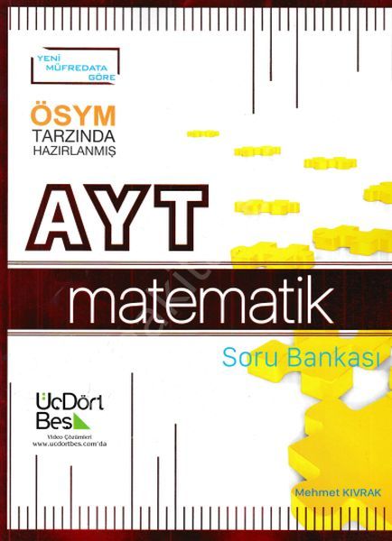 AYT Matematik Soru Bankası, Üç Dört Beş Yay.
