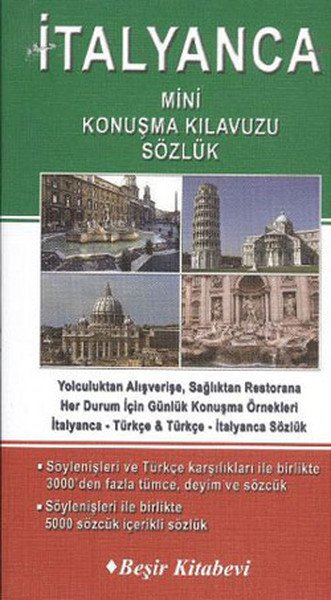 İtalyanca Mini Konuşma Kılavuzu - Sözlük, Beşir Kitapevi