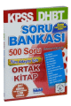 Kpss Dhbt Soru Bankası 500 Soru Tüm Adaylar İçin Ortak Kitap, Mehmet Doksanbir, Burç Yayınevi