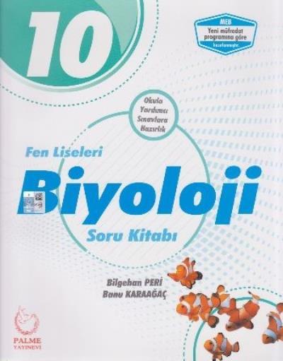 Palme 2019 10. Sınıf Fen Liseleri Biyoloji Soru Kitabı