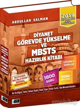 Diyanet Görevde Yükselme Ve Mbsts Hazırlık Kitabı, Miras Yayınları