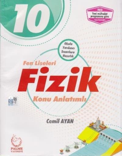 Palme 2019 10. Sınıf Fen Liseleri Fizik Konu Anlatımlı