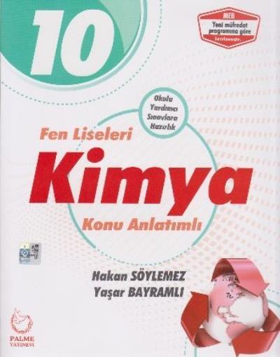 Palme 2019 10. Sınıf Fen Liseleri Kimya Konu Anlatımlı
