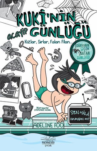 Kukinin Acayip Günlüğü Kızlar Sırlar Falan Filan 2 Ciltli, Adeline Foo