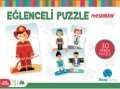 Eğlenceli Puzzle - Meslekler Küçük Boy 30 Parça, Gizzy Group