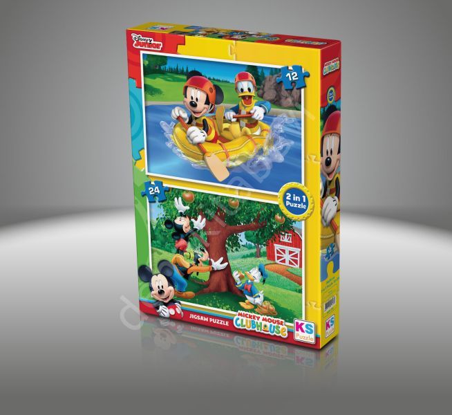 Puzzle Mause 2 in 1   ( 12+24 Pieces)/MCH 726, Onur Puzzle