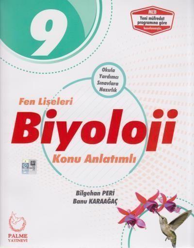 Palme 2019 9. Sınıf Fen Liseleri Biyoloji Konu Anlatımlı