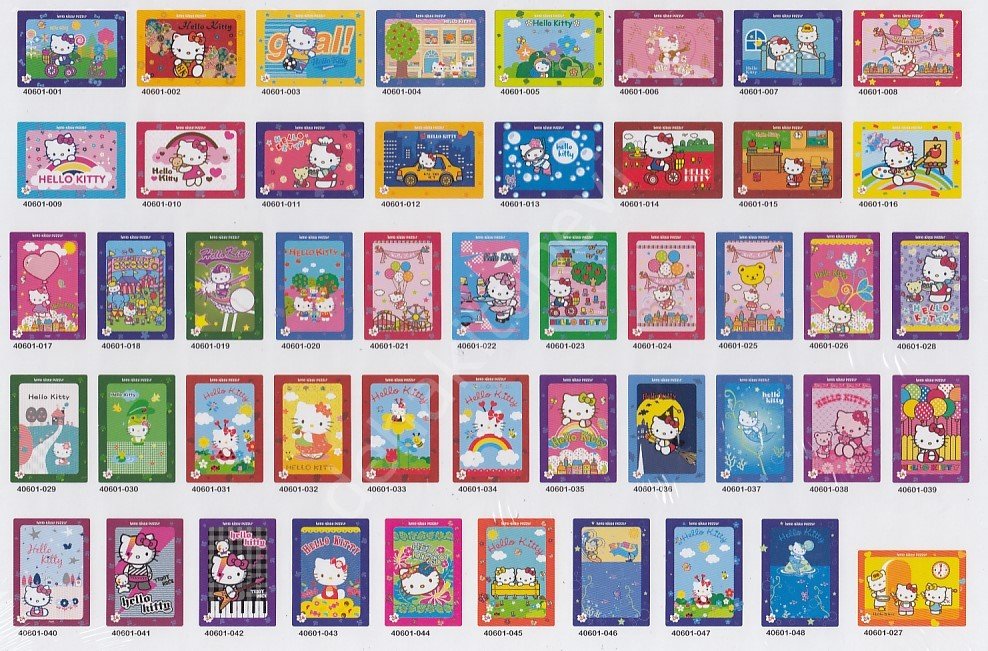 Gordion Junior Hello Kity 48 Desen 24 Parça Puzzle ADET, Gordion Junior