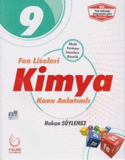 Palme 2019 9. Sınıf Fen Liseleri Kimya Konu Kitabı