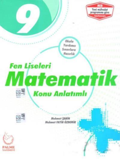 Palme 2019 9. Sınıf Fen Liseleri Matematik Konu Anlatımlı