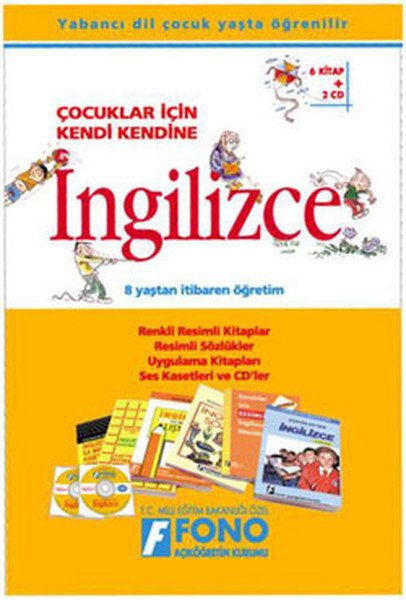 Fono Çocuklar İçin İngilizce 4 Kitap 3 CD