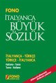 Fono İtalyanca Büyük Sözlük Ciltli İtalyanca Türkçe Türkçe İtalyanca