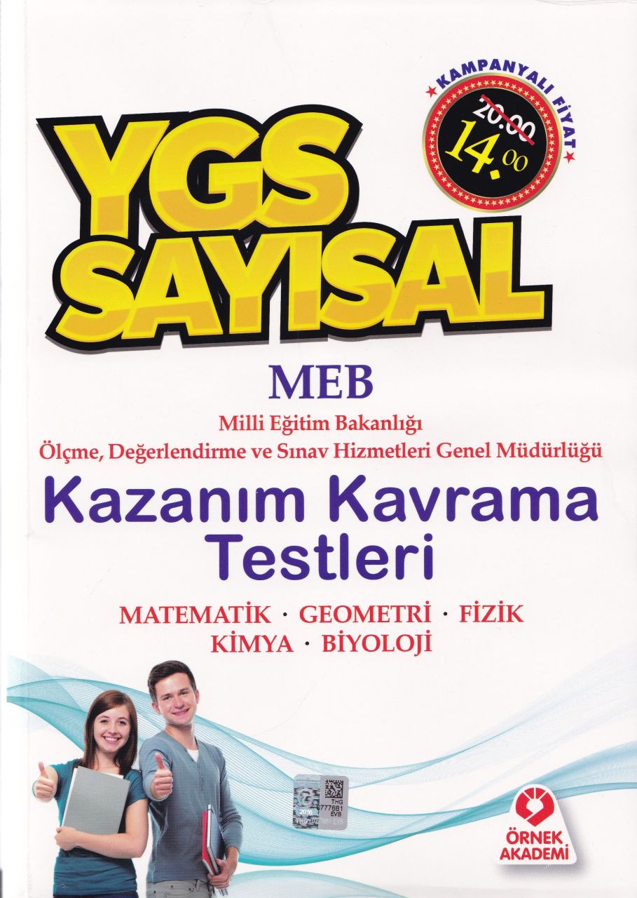 Örnek Akademi YGS Sayısal Kazanım Kavrama Testleri