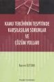 Kamu Tercihinin Tespitinde Karşılaşılan Sorunlar; ve Çözüm Yolları - Nazım Öztürk