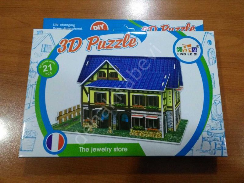 3D Puzzle Jewellery Store 21 Parça, Ca Elektronik Film V
