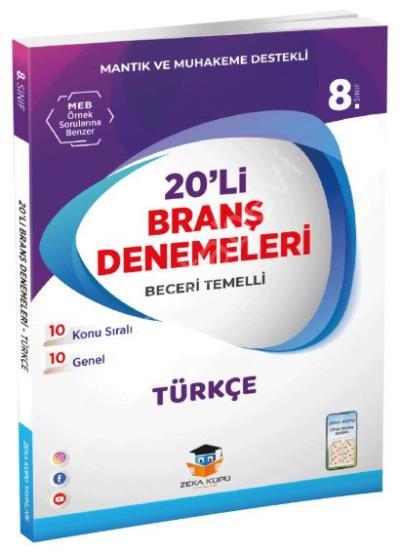 Zeka Küpü 20 li Deneme  Türkçe, Zeka Küpü Yayınları