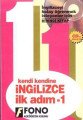 Fono Kendi Kendine İngilizce İlk Adım 1 2 CD'li