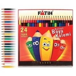 Fatih Kuruboya Kalemi 24 Renk Tam Boy