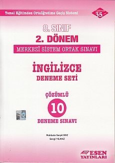 Esen 8. Sınıf 2. Dönem TEOG İngilizce Çözümlü 10 Deneme Sınavı