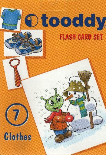 Flash Card Set 7 Clothes Giysiler, Tudem Yazı Kurulu