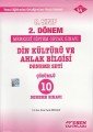 Esen 8. Sınıf 2. Dönem TEOG Din Kültürü ve Ahlak Bilgisi Çözümlü 10 Deneme Sınavı
