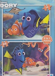 Nemo Puzzle 2 İn 12+24 Parça Kutulu/ NM 726, Onur Puzzle