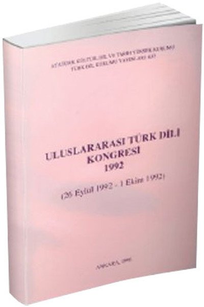 Uluslararası Türk Dili Kongresi 1992