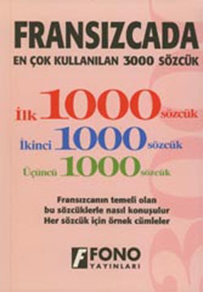 Fono Fransızcada En Çok Kullanılan 3000 Sözcük Kitabı