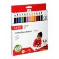 Lets L-4012 Kuru Boya 12 Renk Tam Boy Jumbo