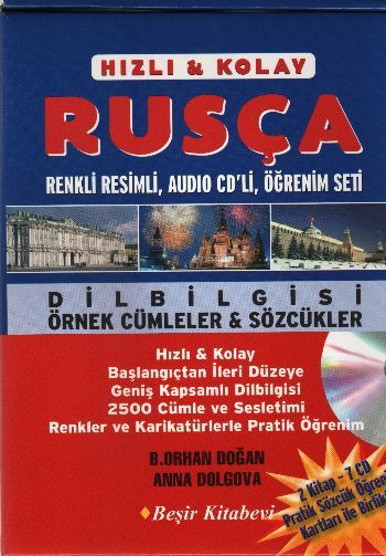 Hızlı & Kolay Rusça Öğrenim Seti - Sözcük Kartları, Beşir Kitapevi