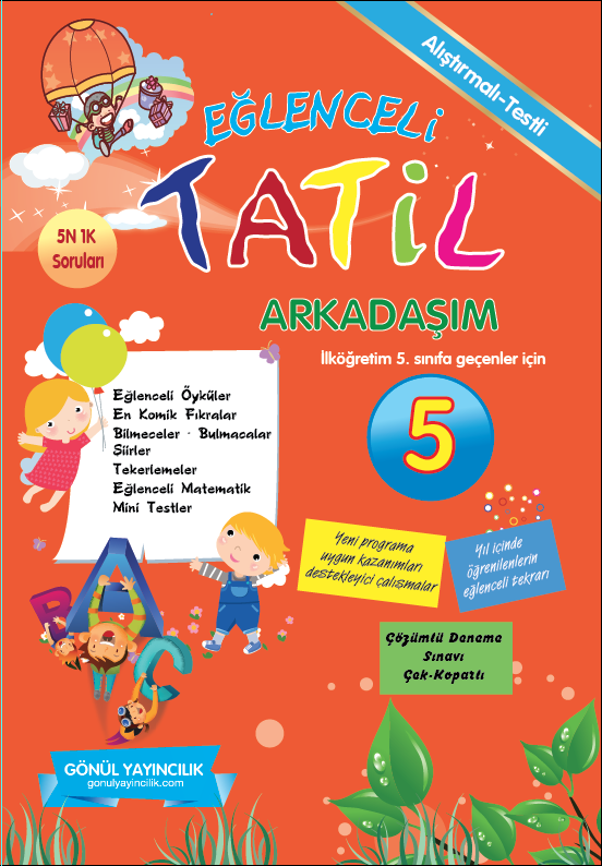 5. Sınıf Eğlenceli Tatil Arkadaşım, Gönül Yayıncılık
