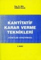 Kantitatif Karar Verme Teknikleri, Osman Halaç