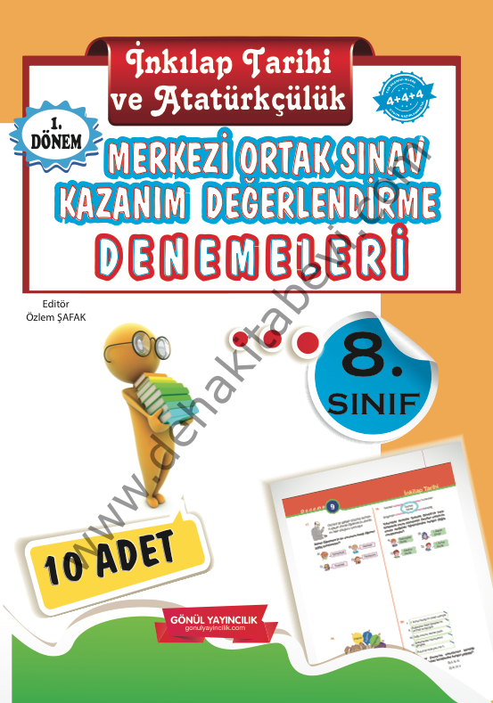 8. Sınıf Merkezi Ortak Sınav Denemeleri İnklap Tarihi ve Atatürkçülük 1.Dönem