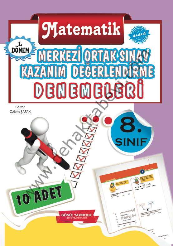 8. Sınıf Merkezi Ortak Sınav Denemeleri Matematik 1.Dönem