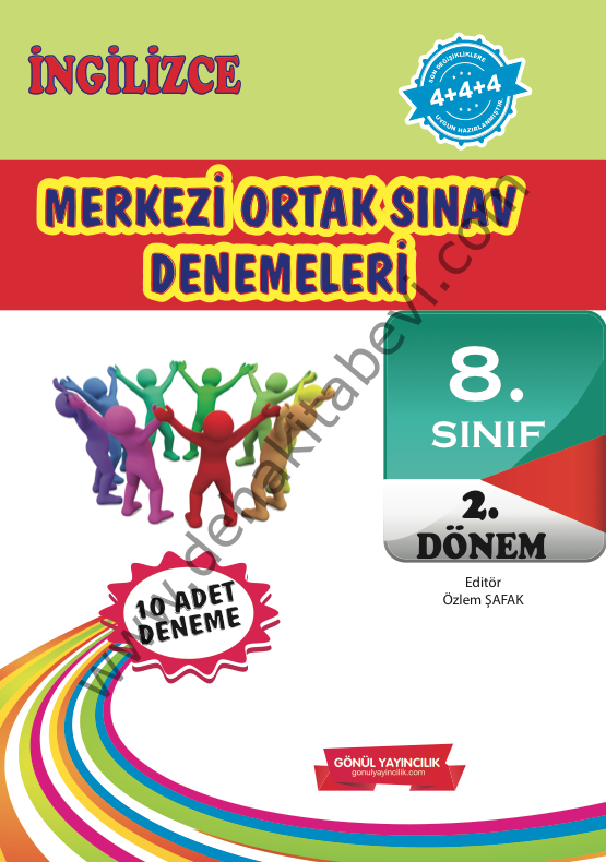 8. Sınıf Merkezi Ortak Sınav Denemeleri İngilizce 2.Dönem