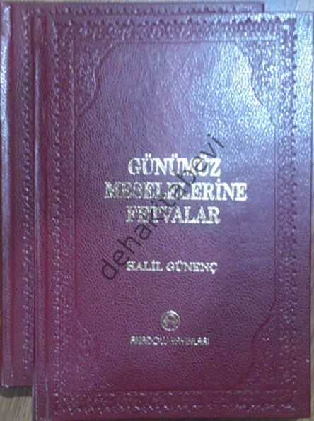 Günümüz Meselelerine Fetvalar İlk Baskı 2 Cilt Takım / Halil Günenç