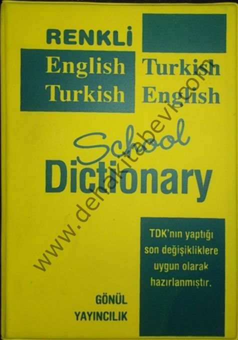 İngilizce-Türkçe Sözlük (Plastik Kapak)