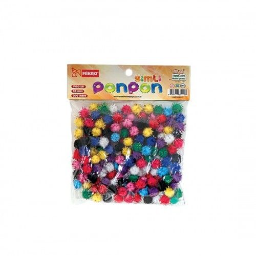 MİKRO PGC 10 SİMLİ 10MM PONPON (200 ADET)